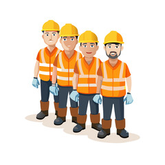 Railway Workers Crew