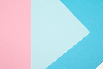 Simple Paper Card Primary Colour Lined Geometric Shapes in Multicolour Rainbow Calm Background