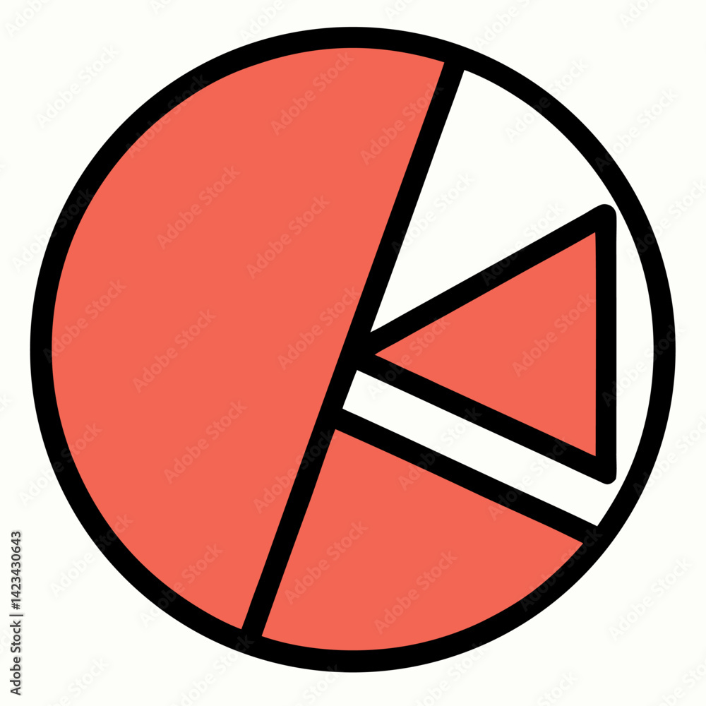 Poster pie chart infographic set. circle diagram collection with sections or parts. segmented circle icons 