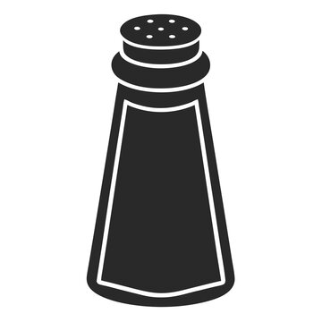 recommend clip art: Salt Shaker icon silhouette vector illustration
