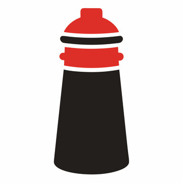 recommend clip art: Salt Shaker silhouette vector illustration