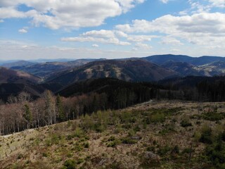 Beskid Moravski, Czech Republic, in Spring