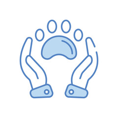Animal Care vector icon stock illustration