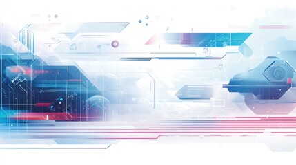 Futuristic technology interface