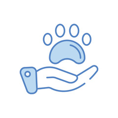 Adoption vector icon stock illustration