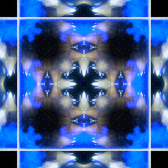 Abstract texture background for design. Stage light and smoke on stage, lighting and spotlights
