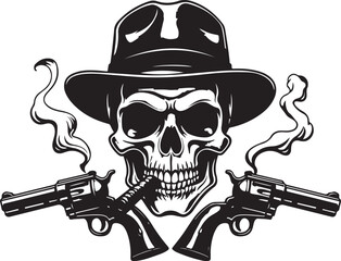 Cowboy Skull Smoking SVG | Western Skeleton Silhouette for Cricut & Print

Smoking Cowboy Skull Vector | Wild West Skeleton Clipart for T-Shirts & Decals

Western Skull with Hat SVG | Cowboy Smoking S
