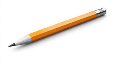 A standard yellow pencil
