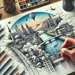 Sketching can enhance visual creativity