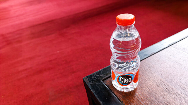 Cleo Water Bottle on a Table