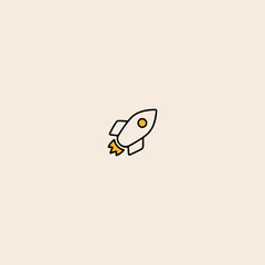 Mission Template icon flat vector design.