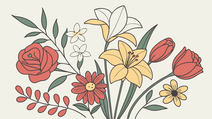 flower  rose  jasmine  frangipani  orchid  lily  g.eps