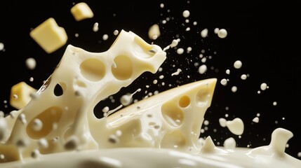 Dairy product splash