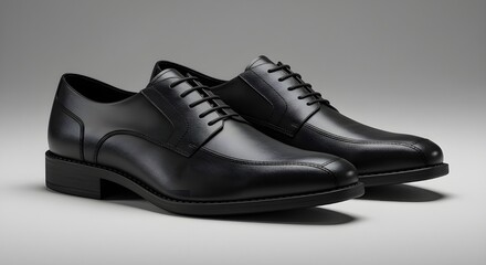 Pair of black shoes.