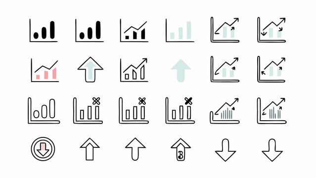 increase and decrease line icon set  set of 30 out (1).eps