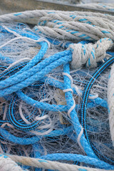 fishermen's net and trap