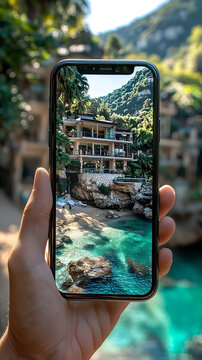 mobile phone in hand