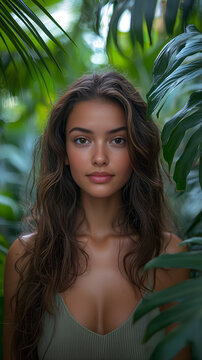 portrait of a young woman