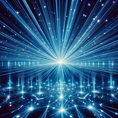 Obraz premium Laser that crisscross the space