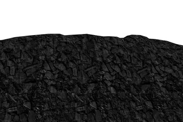  heap of black natural coal background rock coal