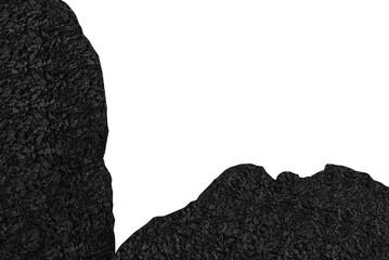 coal product showcase background, cosmetic, e commerce product stage coal