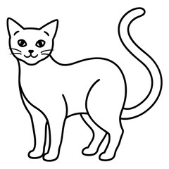 vector illustration of a cat