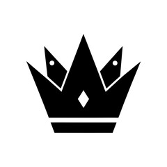 crown icon vector illustration