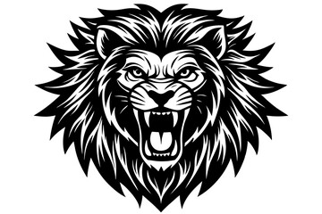 lion head vector