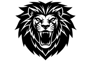 lion head vector illustration