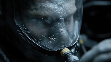 Underwater Diver in Advanced Diving Gear