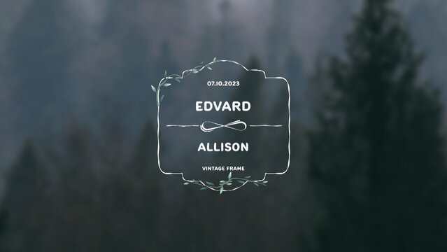 Amazing Wedding Title 04