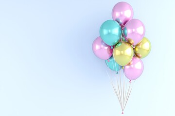 Pastel Balloons, Celebration, Studio