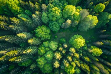 flowers in the garden, Aerial View of Nature Forest