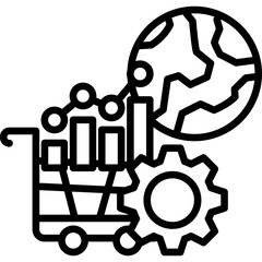 Market Trends line icon