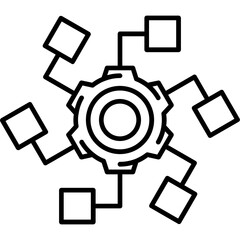 Distributed Database Icon