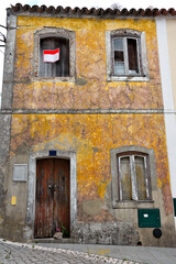 picturesque houses in the old town of monchique algarve portugal

