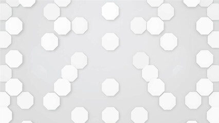 Abstract Hexagon white background and shadow. Abstract background design with white hexagon and Abstract. Hexagon. Vector.