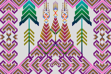 seamless geometric pattern with geometric elements