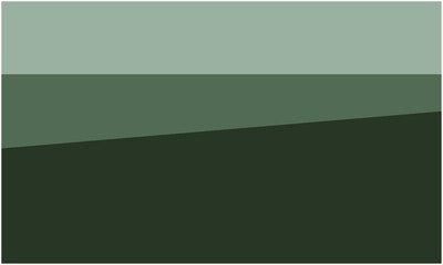 Green layers background vector for vertical or horizontal use and copy space