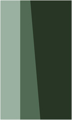 Green layers background vector for vertical or horizontal use and copy space