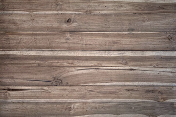 Fototapeta premium Dark brown wood table for wood background and texture.