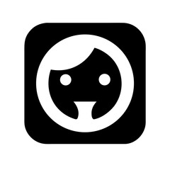 Fototapeta premium Solid Black Background Image . A completely black image, ideal for use as a backdrop, placeholder, or for projects needing a neutral, minimalist aesthetic of children logo and icon .