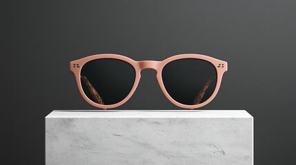 Stylish Peach Sunglasses