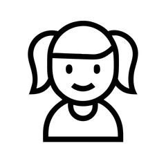Solid Black Background Image of children logo and icon .