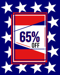 65% off sixty five percent off 65%off business finance 65 % off retail, price, sale, percentage, money, offer, promotion, discount, design.