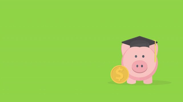 Graduation cost, expensive education, scholarship loan budget, education savings and investment concept. 