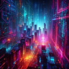 Neon Nocturne   inspired visuals