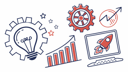 startup and development icon collection set.eps