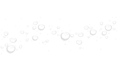 Realistic water drops. PNG drops, condensation on the window, transparent water drop. Abstract water drops, bubbles on transparent background, digital liquid design, Stock royalty free
