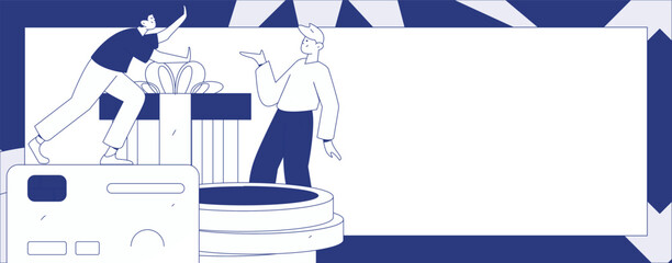 Internet financial management investment flat vector concept operation hand drawn illustration
